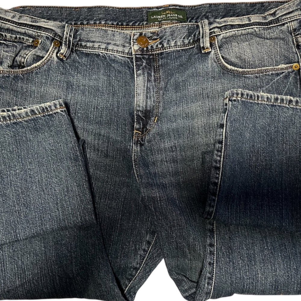 Ralph Lauren Blue Straight Leg Jeans